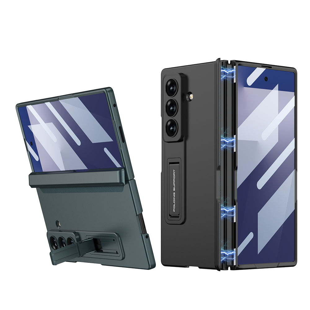 Galaxy Z Fold 7 Case Zore M-Magnet Case Black