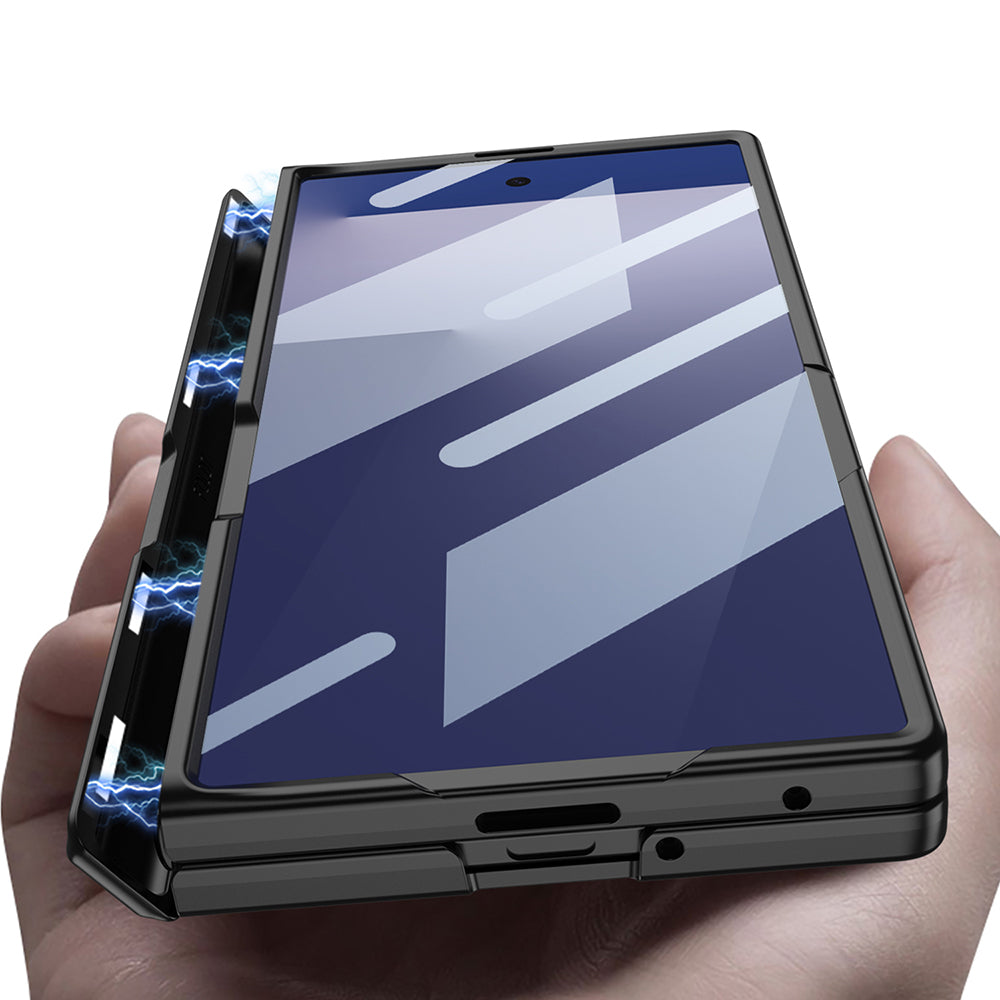 Galaxy Z Fold 7 Case Zore M-Magnet Case Navy Blue