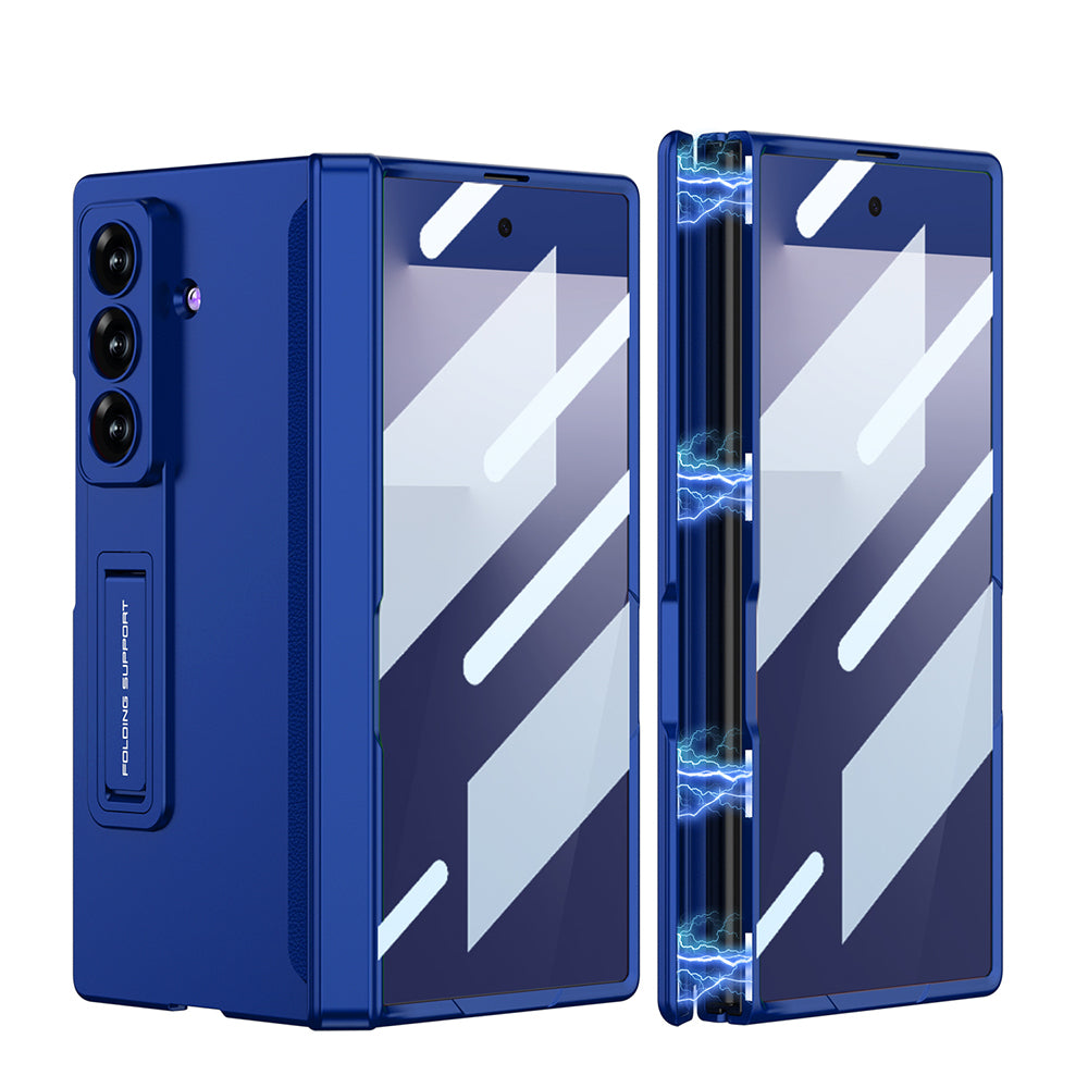 Galaxy Z Fold 7 Case Zore M-Magnet Case Navy Blue