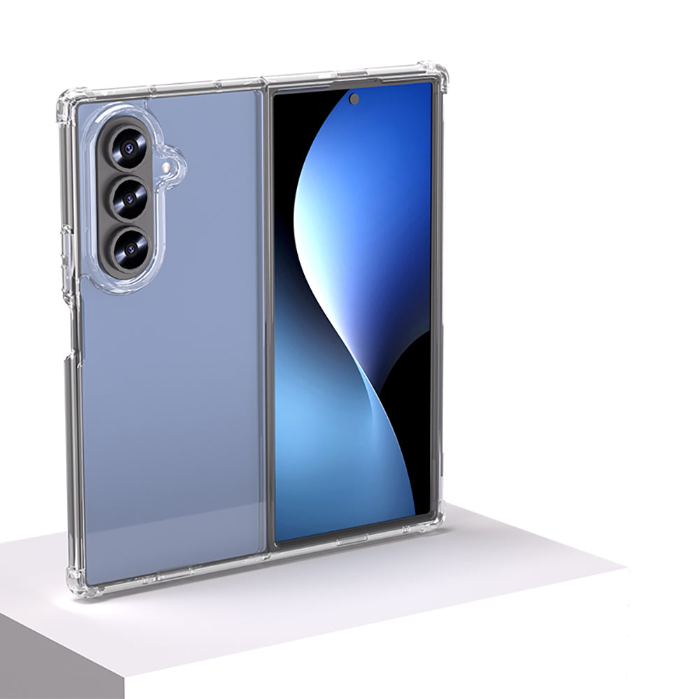 Galaxy Z Fold 7 Case Zore Nitro Anti Shock Silicone Transparent 