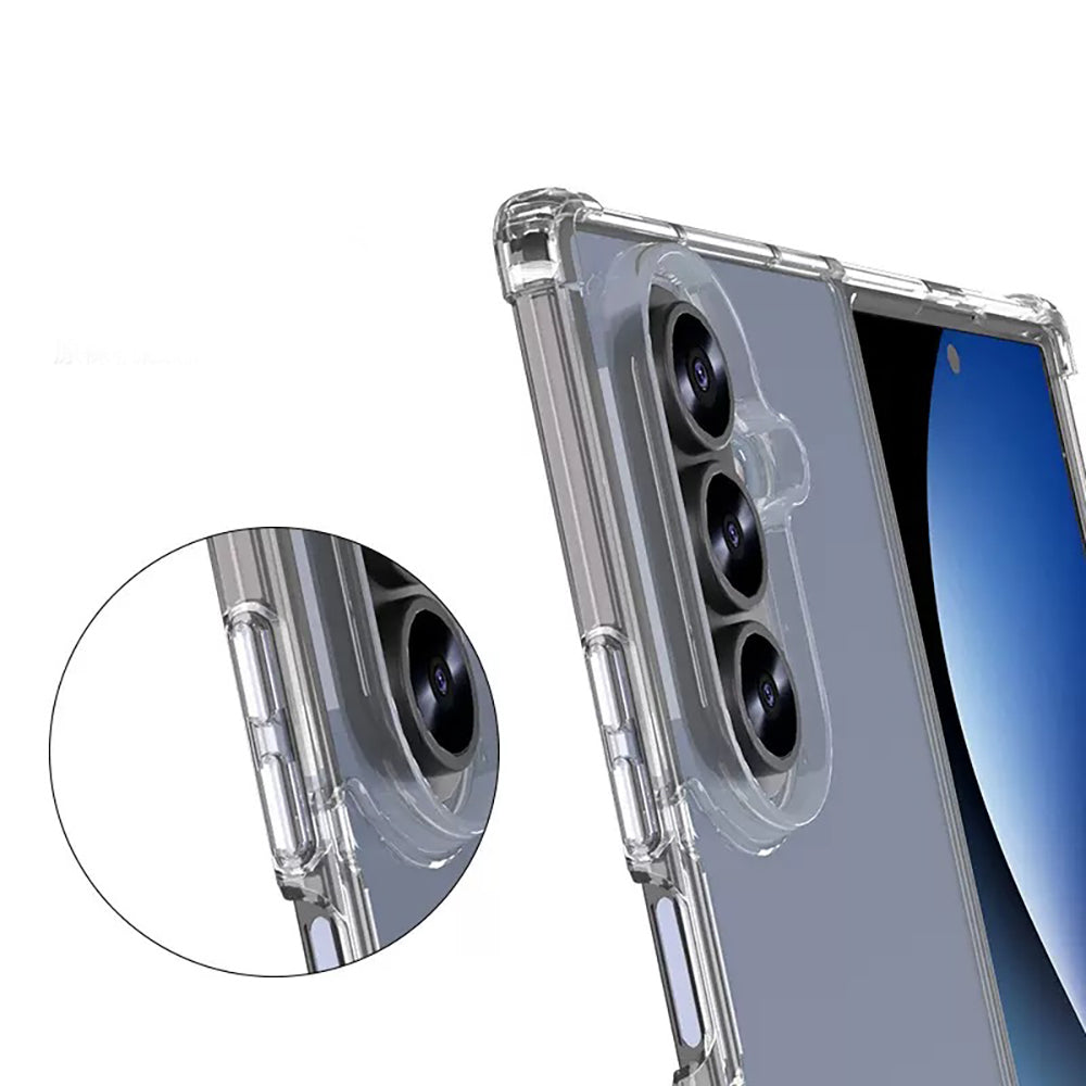 Galaxy Z Fold 7 Case Zore Nitro Anti Shock Silicone Transparent 
