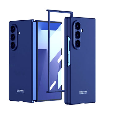 Galaxy Z Fold 7 Case Zore Hard Case Cover Navy Blue