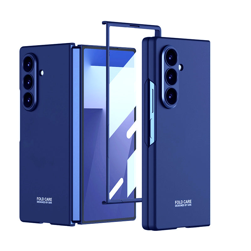 Galaxy Z Fold 7 Case Zore Hard Case Cover Navy Blue