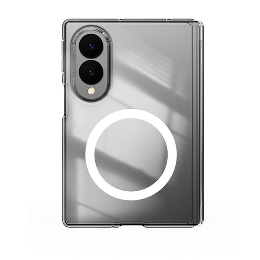 Galaxy Z Fold 8 Kılıf M-safe Şarj Özellikli Transparan Sert PC Wlons Pita Kapak