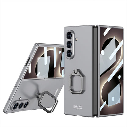 Galaxy Z Fold 8 Ultra Kılıf Zore Kıpta Flip Ring Kamera Korumalı Kapak