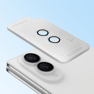 Galaxy Z Fold 8 Youngkit Alloy Original Parlama Önleyici Kamera Lens Koruyucu + Kolay Uygulama Aparatlı