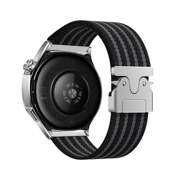 Gear S3 Zore KRD-133 22mm Nylon Fabric Braided Strap Orange 