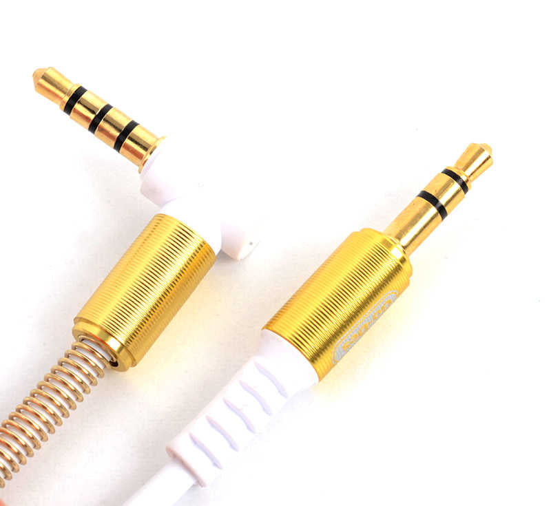 Go Des GAC-206 Aux Audio Cable White