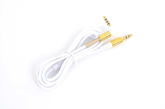 Go Des GAC-206 Aux Audio Cable White