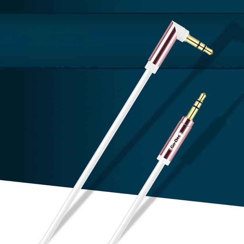 Go Des GAC-208 Audio Aux Cable Rose Gold
