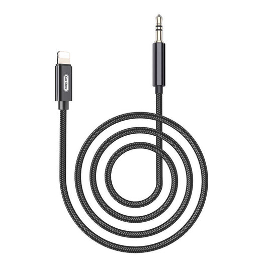 Go Des GAC-303 Lightning To 3.5mm Aux Cable Black