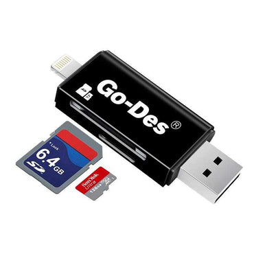 Go Des GD-DK102 Lightning Card Reader White