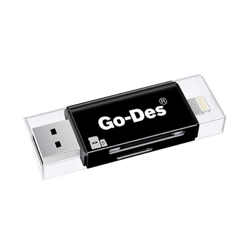 Go Des GD-DK102 Lightning Card Reader White
