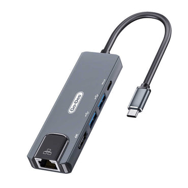 Go Des GD-6829 Type-c to HDTV 5 in 1 Converter Adapter Gray