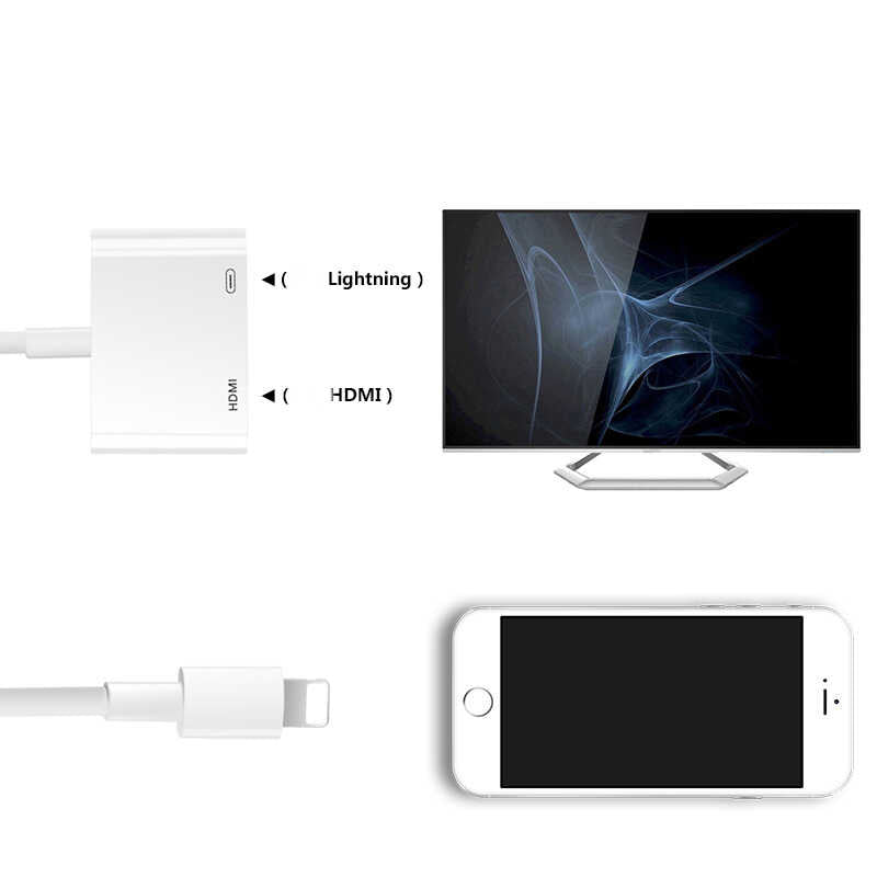 Go Des GD-7565 Lightning Digital TV Adapter White