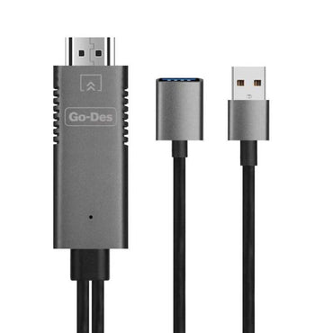 Go Des GD-8271 3 in 1 FHD Cable Black