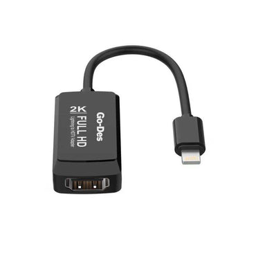 Go Des GD-8275 Lightning AV Cable Black
