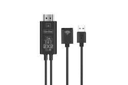 Go Des GD-8276 Wireless Display Dongle Phone Full HDTV Cable Black