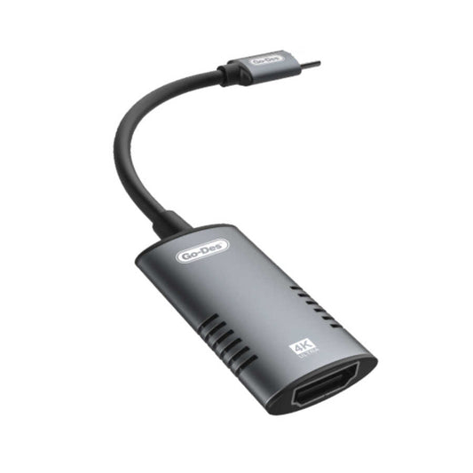 Go Des GD-8376 Type-c to HDTV Converter Adapter Gray 
