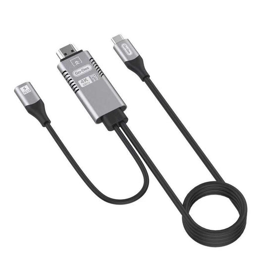 Go Des GD-8770 Type-C To HDMI Cable Black 