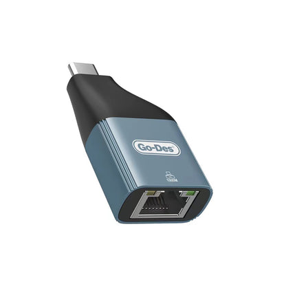 Go Des GD-CT061 RJ45 to Type-C Ethernet Dönüştürücü OTG 100Mbps Siyah