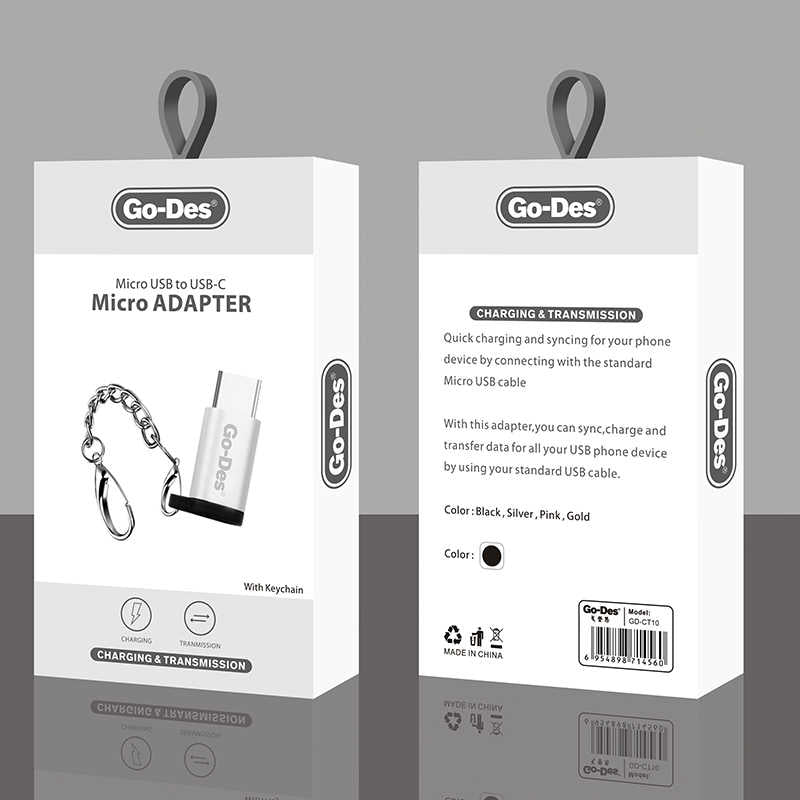 Go Des GD-CT10 Type-C Converter Silver
