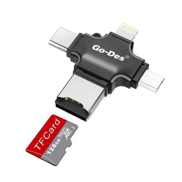 Go Des GD-DK101 Memory Card Reader Black