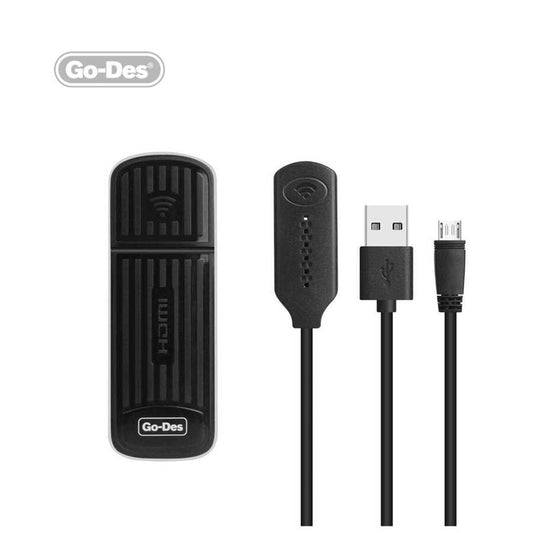 Go Des GD-DM566 Wireless HDMI Audio and Video Transmitter Black
