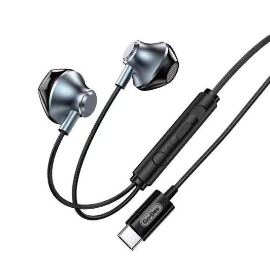 Go Des GD-EP216 Type-C Metal Kulaklık Siyah