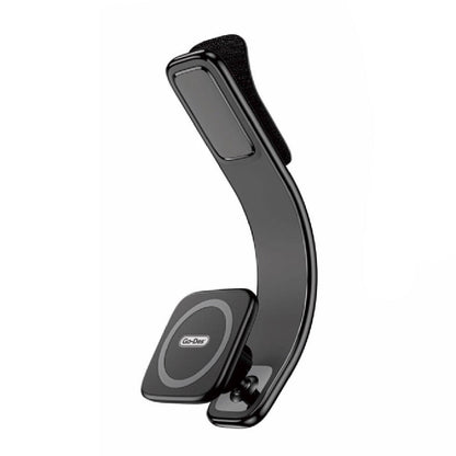 Go Des GD-HD208 Magnetik M-safe Uyumlu Bükülebilen Eğimli ve Düz Zemin Araç Telefon Tutacağı Siyah