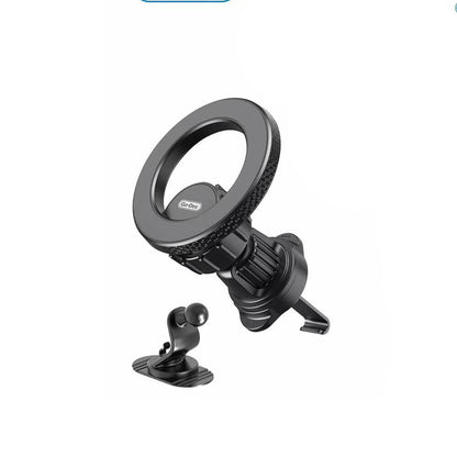 Go Des GD-HD318 M-safe Magnetik 360° Dönebilen 2in1 Havalandırma ve Düz Zemin Telefon Tutucu Siyah