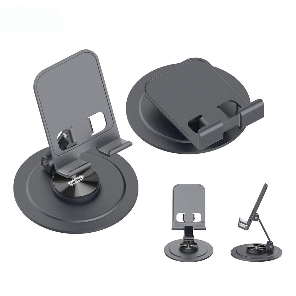 Go Des GD-HD371 Ayarlanabilir Katlanabilir 360 Derece Dönebilen Telefon ve Tablet Standı