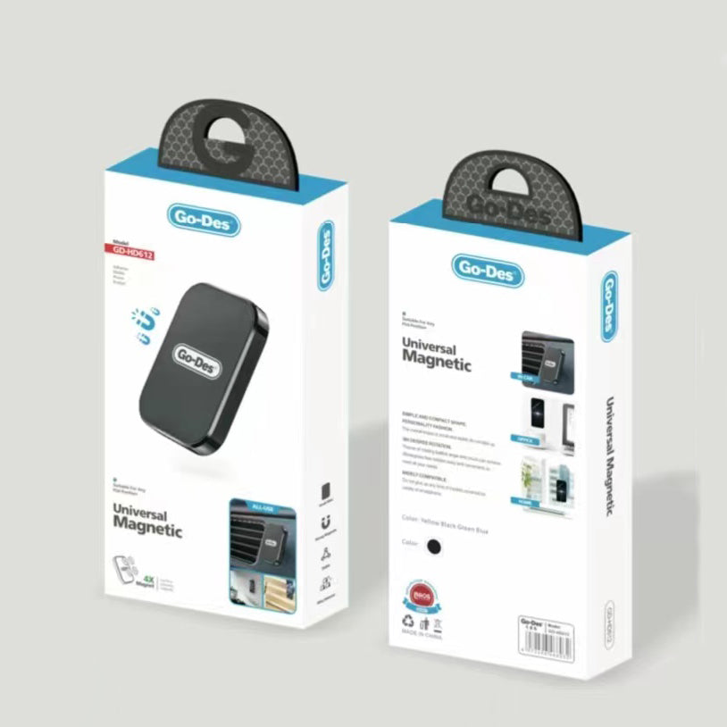 Go Des GD-HD612 Magnetic Car Phone Holder Black