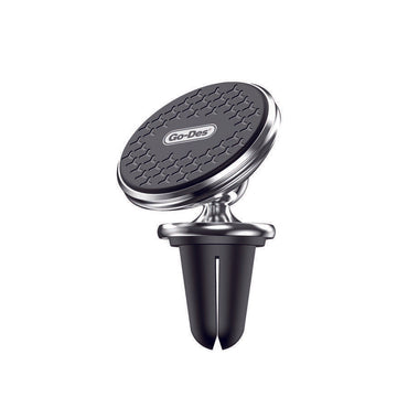 Go Des GD-HD641 Magnetic 360 Degree Moving Head Phone Holder Ventilation Design Black 
