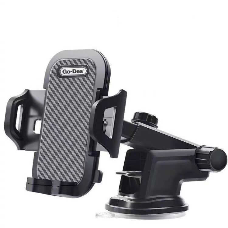 Go Des GD-HD693 2 in 1 Car Phone Holder Black 