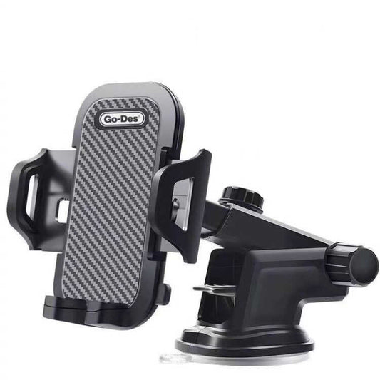 Go Des GD-HD693 2 in 1 Car Phone Holder Black 