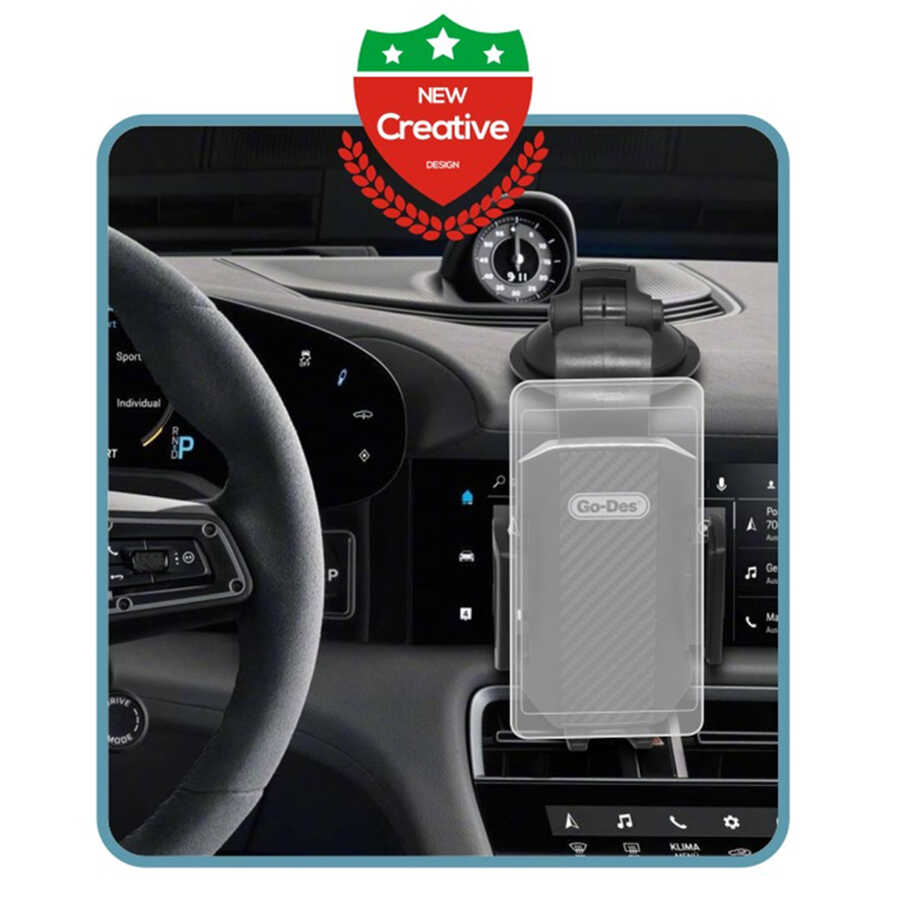 Go Des GD-HD696 Car Phone Holder Black