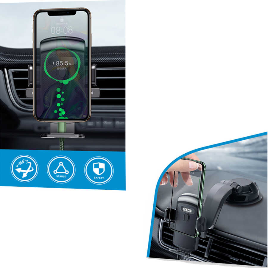 Go Des GD-HD699 Car Phone Holder Black