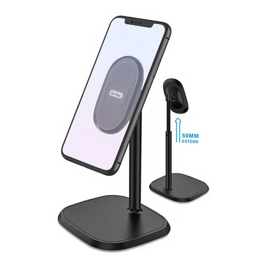 Go Des GD-HD702 Table Tablet - Phone Holder Black 
