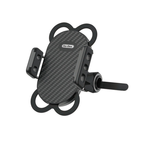 Go Des GD-HD710 Bicycle and Motorcycle Phone Holder Black 