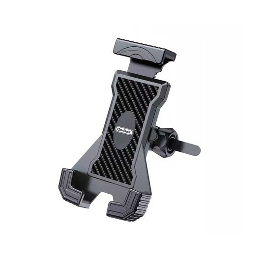 Go Des GD-HD715 Anti-Shake 360 ​​Degree Adjustable Bicycle and Motorcycle Phone Holder Black 