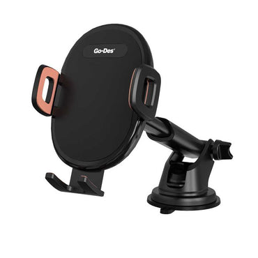 Go Des GD-HD753 2 in 1 Car Phone Holder Black 