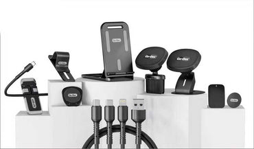 Go Des GD-HD780 9 in 1 Car Holder Set Black