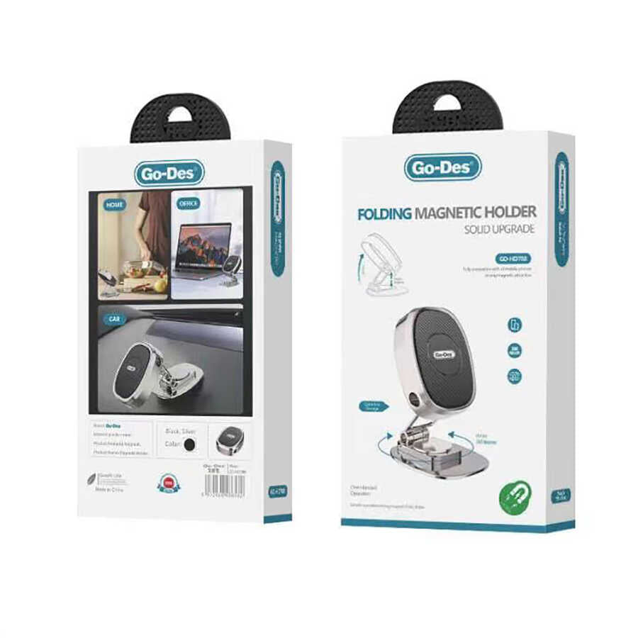 Go Des GD-HD788 Magnetic Car Phone Holder Black