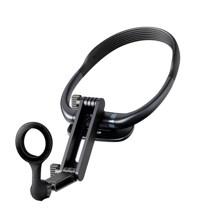 Go Des GD-HD827 2in1 Eller Serbest Magnetik Boyun Askılı Telefon Tutucu Siyah