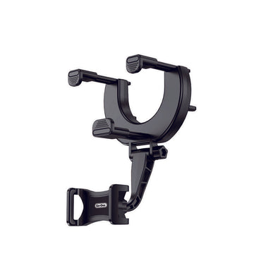 Go Des GD-HD880 Car Rearview Mirror 360 Rotating Head Phone Holder Black