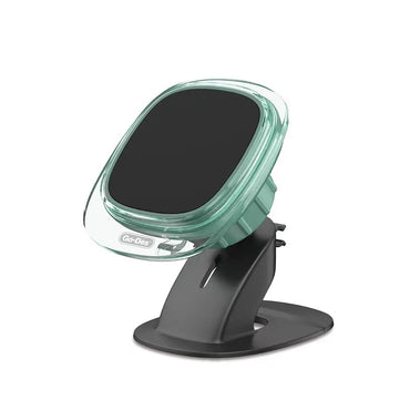 Go Des GD-HD885 Magnetic Stand Cable Organizer Flat Floor Car Phone Holder Black 