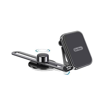 Go Des GD-HD916 Magnetic 360 Degree Rotating Flat Floor Car Phone Holder Black 