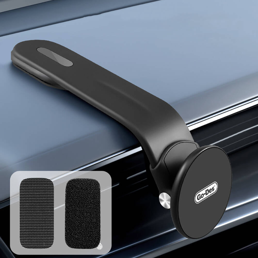 Go Des GD-HD968 Strong Magnetic Multi-Angle Car Phone Holder Black