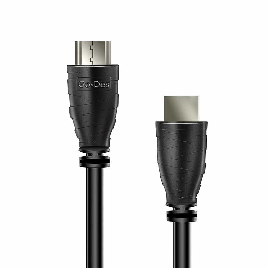 Go Des GD-HM803 HDMI 4K HD Cable Black